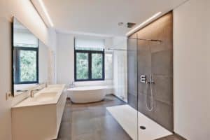 Curbless shower